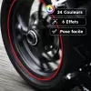Liseret autocollant pour jantes moto 21 pouces – kit stickers vinyle facile à poser