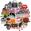 Pack D'autocollants Hardrock/Metal - Lot de 25 Stickers Pack D'autocollants Hardrock/Metal - Lot de 25 Stickers