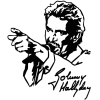 T-shirt homme personnalisé - Musique - "Signature de Johnny"
