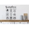 Sticker Buanderie Symboles Lessive Sticker Buanderie Symboles Lessive