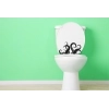 Sticker Toilettes pieuvre Sticker Toilettes pieuvre
