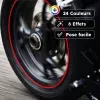 Liseret autocollant pour jantes moto 19 pouces – kit stickers vinyle facile à poser