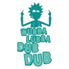 T-shirt femme personnalisé - Humour - "Rick wubba lubba dub dub" (1)