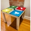 Sticker Table IKEA LACK Petits chevaux Sticker Table IKEA LACK Petits chevaux