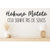 Sticker Citation Hakuna Matata cela signifie pas de soucis Sticker Citation Hakuna Matata cela signifie pas de soucis