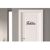 Sticker Toilettes Porte 2 Sticker Toilettes Porte 2