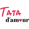 T-shirt femme 100% coton bio - Cadeau - "Tata d'amour"