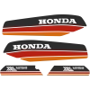 Kit Autocollants Honda 125 Xl S 1980 Rouge Orange Full Kit Autocollants Honda 125 Xl S 1980 Rouge Orange Full