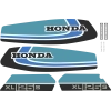 Kit Autocollants Honda 125 Xls 1979 Bleu Full Kit Autocollants Honda 125 Xls 1979 Bleu Full