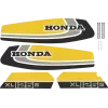 Kit Autocollants Honda 125 Xls 1979 Jaune Full Kit Autocollants Honda 125 Xls 1979 Jaune Full