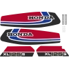 Kit Autocollants Honda 125 Xls 1979 Rouge Full Kit Autocollants Honda 125 Xls 1979 Rouge Full