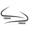 Kit autocollants Yamaha 250 350 RD 1973 Réservoir Kit autocollants Yamaha 250 350 RD 1973 Réservoir