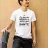 T-shirt homme personnalisé - Citations Humour - "J'ai décidé d'être heureux"