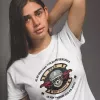 T-shirt femme personnalisé - Moto - "Pas toujours grincheux"