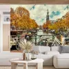 Papier Peint Panoramique Ville Amsterdam Vélos