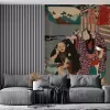Papier Peint Panoramique Estampe 19e siècle Utagawa Kuniyoshi - Ōta