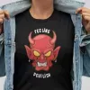 T-shirt femme personnalisé - Diables et Diablesses - "Feeling devilish"