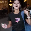 T-shirt femme personnalisé - Musique - "POWER OF... Céline"