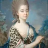 Papier Peint Panoramique Peinture 18e siècle - Portrait de Marie Aurore de Saxe