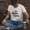 T-shirt homme personnalisé - Citation - "Born to be wine"