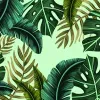 Papier peint Panoramique Feuilles tropicales 3
