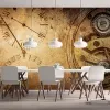 Papier Peint Panoramique Horloge Vintage
