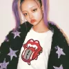 T-shirt femme personnalisé - Musique - "Langue de vampire"