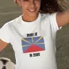 T-shirt femme personnalisé - Villes et voyages - "La Réunion"