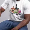 T-shirt homme 100% coton bio - Humour - "J'peux pas j'ai apéro"