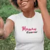 T-shirt femme 100% coton bio - famille - "Maman d'amour"