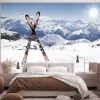 Papier Peint Panoramique Ski