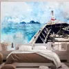 Papier Peint Panoramique Peinture Bateau