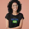 T-shirt femme personnalisé - Football - "Maillot de foot BRÉSIL"