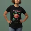 T-shirt femme personnalisé - Nature - "Pink paradise"