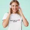 T-shirt femme personnalisé - Musique - "Pour que tu m'aimes encore"