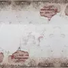 Papier Peint Panoramique Mur Cassé Briques