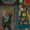 Papier Peint Panoramique Estampe 19e siècle Utagawa Kuniyoshi - Toriimoto
