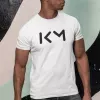 T-shirt homme personnalisé - Sport - "Mbappé KM Logo"