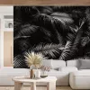 Papier Peint Panoramique Palmier Noir