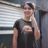 T-shirt femme personnalisé - Supercars & Exotiques - "Porsche Turbo Soleil"