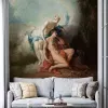 Papier Peint Panoramique Peinture 18e siècle - Diane et Endymion