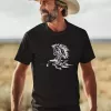 T-shirt homme personnalisé - Tribal - "Cheval tribal"