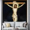 Papier Peint Panoramique Peinture 19e siècle Jules Elie Delaunay - Christ en croix