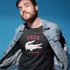T-shirt homme personnalisé - Humour - "Fuck la peau lisse"