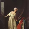 Affiche personnalisée Peinture 18e siècle Léopold Boilly - Le Doux Réveil