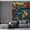 Papier Peint Panoramique Estampe 19e siècle Utagawa Kuniyoshi - Gōdo