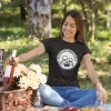 T-shirt femme 100% coton bio - Humour - "Cuite accompagnée"