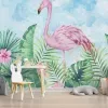 Papier Peint Panoramique Flamand Rose