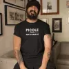T-shirt homme 100% coton bio - Humour - "PICOLE NATIONALE"