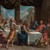 Papier Peint Panoramique Peinture 17e siècle Charles Poerson - Les Noces de Cana